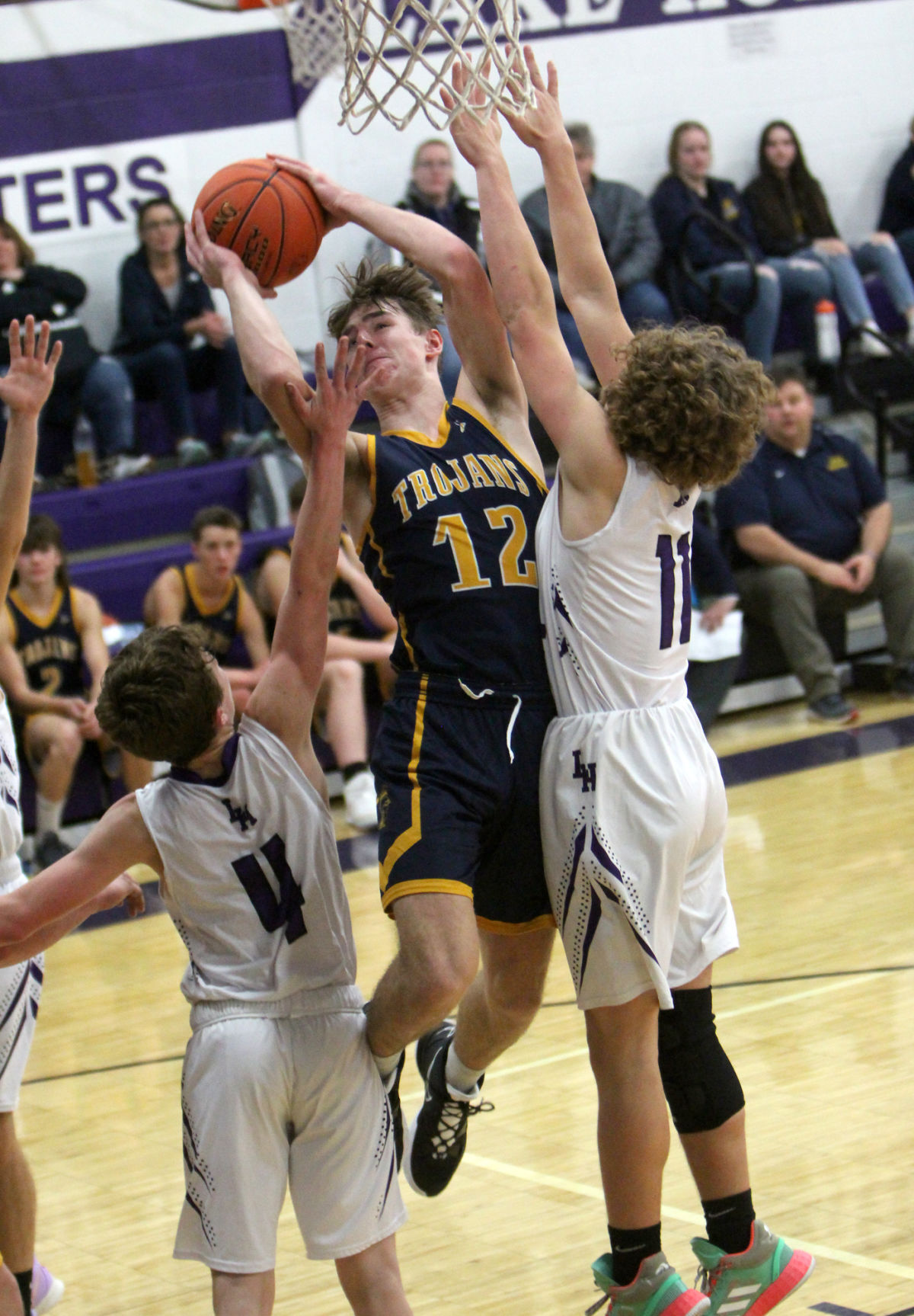 New Auburn at Lake Holcombe boys basketball 12-17-21